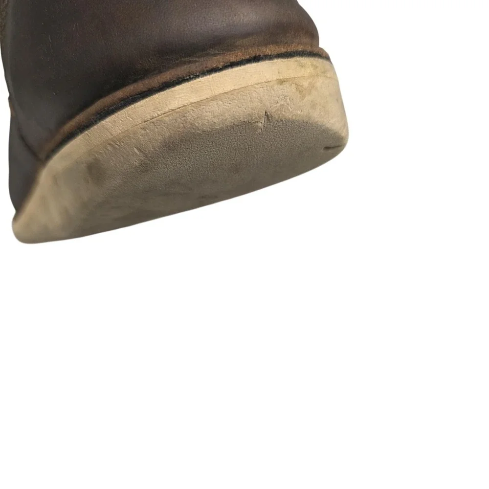 Danner Boots Mens Size 12 Brown Leather‎ Bull Run Moc 6 Steel Toe Work Safety